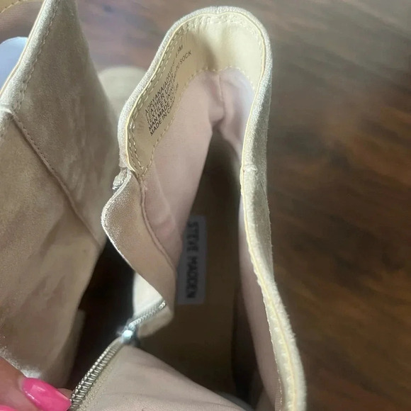 Steve Madden Tan Suede Boots-NWT- Size 8.5-party clique - Picture 9 of 13